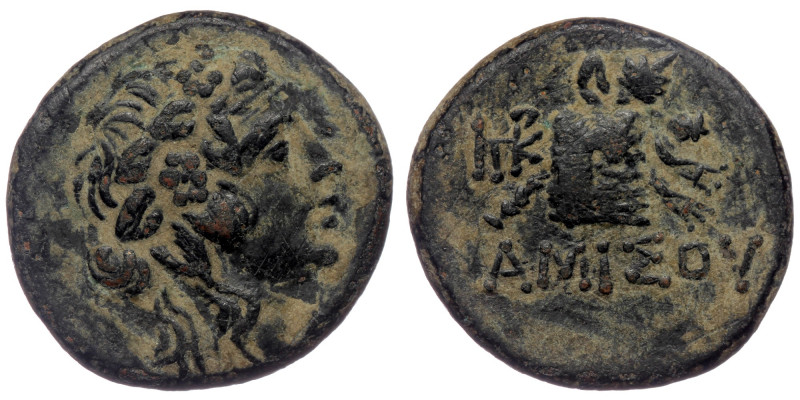 Pontos, Amisos. ( Bronze. 7.11 g. 22 mm) Time of Mithradates VI Eupator circa 12...