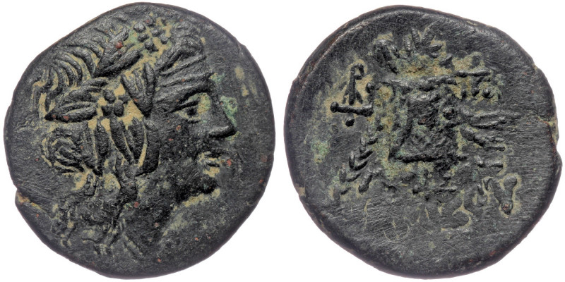Pontos, Amisos. ( Bronze. 7.53 g. 22 mm)Time of Mithradates VI Eupator circa 120...