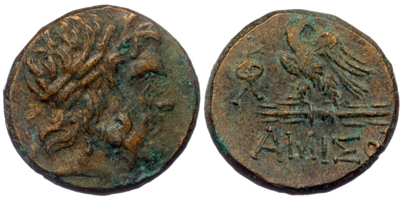 PONTOS. Amisos.( Bronze. 8.56 g. 21 mm)Time of Mithradates VI Eupator, circa 100...