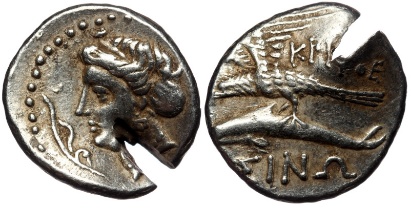 PAPHLAGONIA, Sinope.( Silver. 5.99 g. 20 mm) Circa 350/30-300 BC. AR Drachm
 ΚΡΗ...