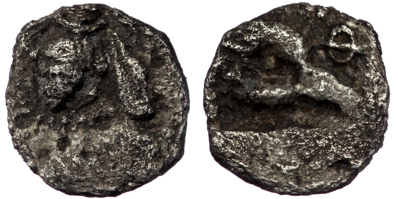 IONIA.( Silver 0.16 g. 7 mm) Ephesos. Circa 390-380 BC. Obol 
Bee
Rev: Uncertain...