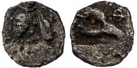 IONIA.( Silver 0.16 g. 7 mm) Ephesos. Circa 390-380 BC. Obol 
Bee
Rev: Uncertain monogram in incuse.