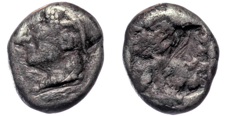 IONIA, Phokaia. ( silver. 1,28 gr, 9 mm) (ca. 521-478 BC)
Archaic female head le...