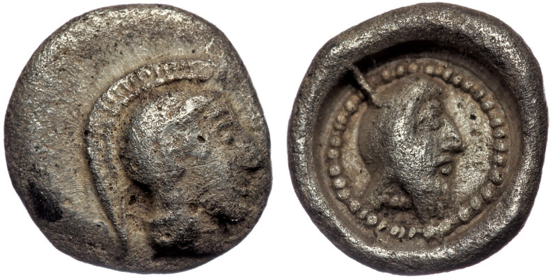 Dynasts of Lycia. ( Silver. 0.70 g. 9 mm) Uncertain mint. Kherei 410-390 BC. Obo...