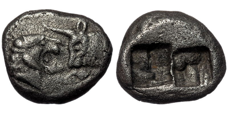 LYDIAN KINGDOM.( Silver. 5.08 g. 16 mm) Croesus or later (ca. after 561 BC). AR ...
