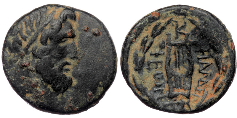 LYDIA. Philadelphia. ( Bronze. 5.45 g. 18 mm) Ae (1st century BC).
Diademed head...