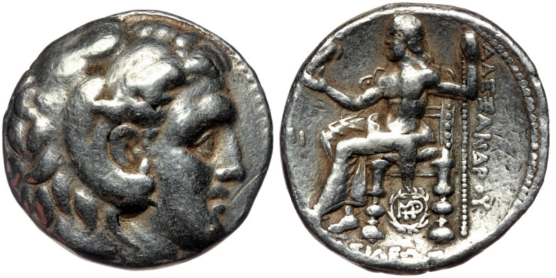 Seleukid Empire,( Silver. 15.99 g 26 mm) Seleukos I Nikator AR Tetradrachm. 
In ...