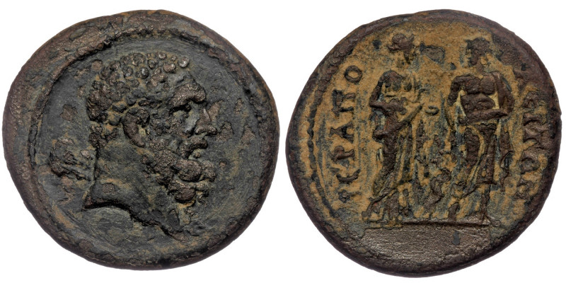 (Bronze, 7,70g, 25mm) PHRYGIA. Hierapolis. Pseudo-autonomous issue. AE Diassario...