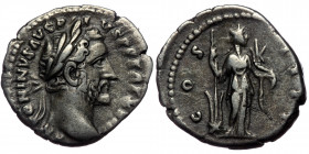 (Siilver, 3,49g, 18mm) ANTONINUS PIUS (138-161) AR denarius, Rome, 152-153 
Obv: ANTONINVS AVG PIVS P P TR P XVI - laureate head of Antoninus right 
R...