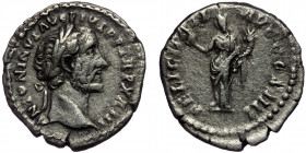 (Silver, 3,08g, 18mm) ANTONINUS PIUS (138-161) AR Denarius. Rome.
Obv: ANTONINVS AVG PIVS P P TR P XXIII - Laureate head right.
Rev: FELICITATI AVG CO...