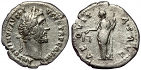 (Silver, 2,84g, 18mm) Antoninus Pius (138–161) AR Denarius (140-143) 
ObvŁ ANTONINVS AVG PIVS P P TR P COS III - laureate head right 
Rev: AEQVITAS AV...