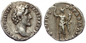 (Silver, 2,80g, 18mm) ANTONINUS PIUS (138-161) AR Denarius, Rome, 141, 
Obv: ANTONINVS AVG PIVS PP TRP COS III - bare head right 
Rev: GENIVS POP ROMA...