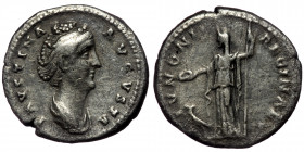 (Silver, 2,72g, 18mm) FAUSTINA I SENIOR (138-141) AR Denarius, Rome, 139-141
Obv: FAVSTINA AVGVSTA - draped bust of Faustina the Elder right.
Rev: IVN...