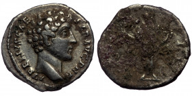 (Silver, 2,99g, 19mm) MARCUS AURELIUS (caesar, 139 – 161) AR Denarius, Rome, 145-147
Obv: AVRELIVS CAESAR AVG PII F - Bare head right 
Rev: COS II Hon...