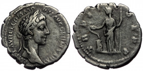 (Siilver, 3,29g, 19mm) COMMODUS (177-192) AR denarius, Rome, 177 
Obv: IMP L AVREL COMMODVS AVG GERM SARM - Bust of Commodus, laureate, draped, right
...