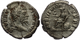 (Silver, 3,00g, 19mm) SEPTIMIUS SEVERUS (193-211) AR denarius Rome, AD 202-210. 
Obv: SEVERVS-PIVS AVG - laureate head of Septimius Severus right 
Rev...
