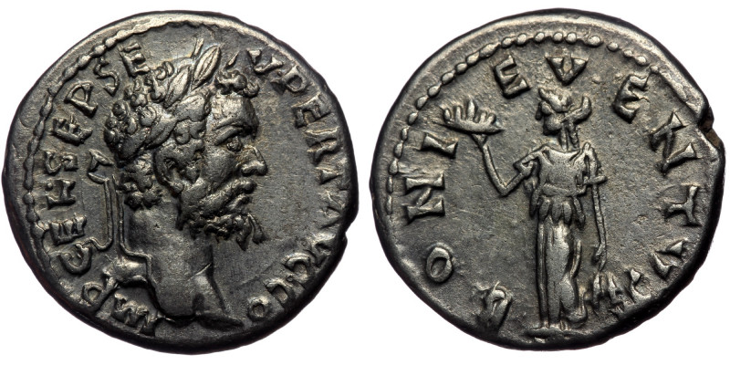 (Siilver, 4,16g,18mm) SEPTIMIUS SEVERUS (193-211) AR Denarius, Laodicea. AD 194-...