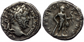 (Silver, 3,11g, 18mm) SEPTIMIUS SEVERUS (193-211) AR Denarius. Rome
Obv: L SEPT SEV PERT AVG IMP VIIII - Laureate head right. 
Rev: HERCVLI DEFENS. He...