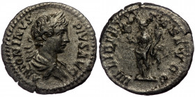(Silver, 2,90g, 19mm) CARACALLA (198-217) AR Denarius, Rome, 201-206. 
Obv: ANTONINVS PIVS AVG - Laureate and draped bust of Caracalla to right. 
Rev:...