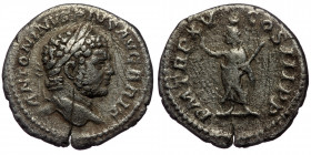 (Silver, 2,77g, 19mm) CARACALLA (198-217) AR Denarius, Rome, 212. 
Obv: ANTONINVS PIVS AVG BRIT - Laureate head of Caracalla to right. 
Rev: P M TR P ...