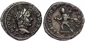(Silver, 3,00g, 19mm) CARACALLA (198-217) AR Denarius, Rome, 213, 
Obv: ANTONINVS PIVS AVG BRIT - laureate head facing right, 
Rev: MARTI PROPVGNATORI...