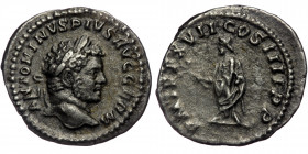 (Silver, 2,69g, 20mm) CARACALLA (198-217) AR denarius, Rome, AD 214. 
oBV: ANTONINVS PIVS AVG GERM - laureate head of Caracalla right 
rEV: P M TR P X...