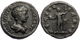 (Silver, 2,85g, 19mm) CARACALLA (197-217) AR Denarius. Rome.
Obv: ANTONINVS AVGVSTVS - Laureate, draped and cuirassed bust right.
Rev: RECTORI ORBIS -...