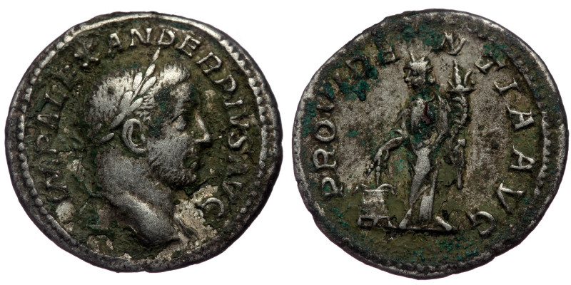 (Silver, 3,09g, 19mm) SEVERUS ALEXANDER (222-235) AR Denarius, Rome, 232. 
Obv: ...