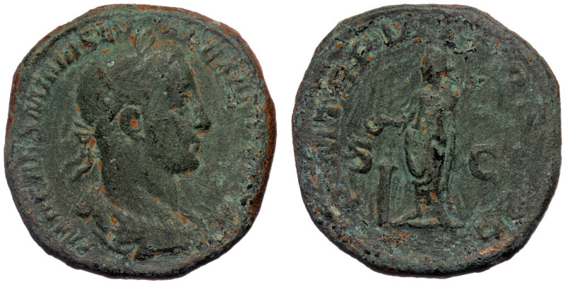 (Bronze, 24,99g, 30mm) SEVERUS ALEXANDER (222-235). Rome
Obv: IMP CAES M AVR SEV...