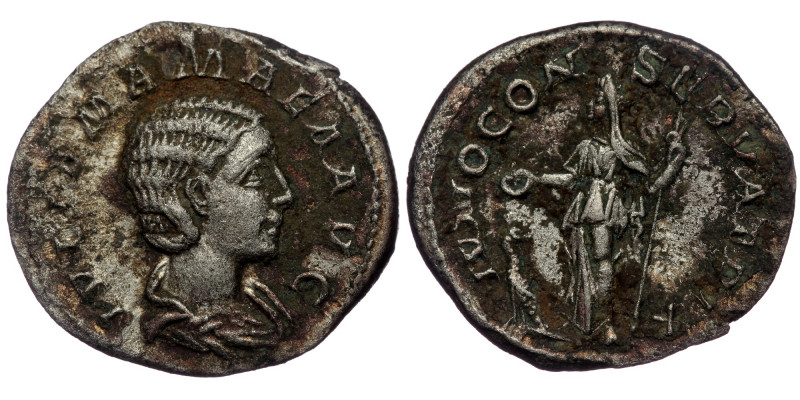 (Silver, 2,36g, 20mm) JULIA MAMAEA (mother of S. Alexander) AR Denarius. Rome, A...