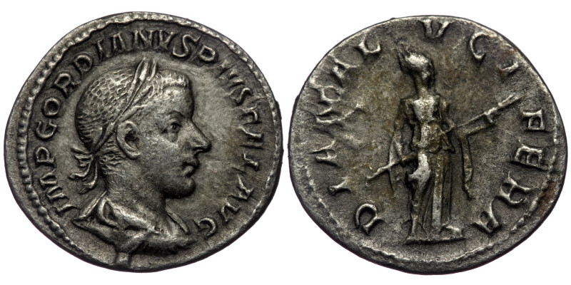(Silver, 3,05g, 19mm) GORDIAN III (238-244) AR Denarius. Rome, 241. 
Obv: IMP GO...