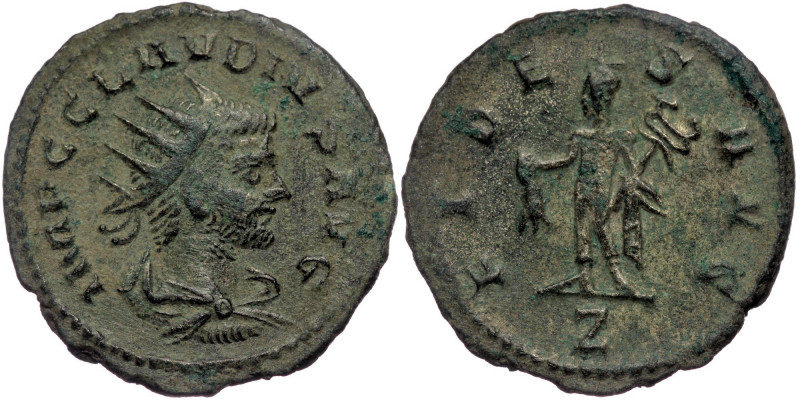 (Bronze, 3,60g, 20mm) CLAUDIUS II Gothicus. (268-270) BI antoninianus, Antioch, ...