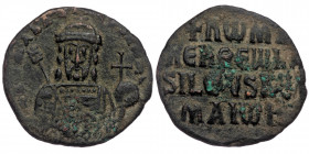 Constantine VII and Romanus I. ( Bronze. 6.42 g. 26 mm) 920-944. AE follis
Constantinople mint.
Rev: Crowned bust of Romanus I facing wearing chlamys;...