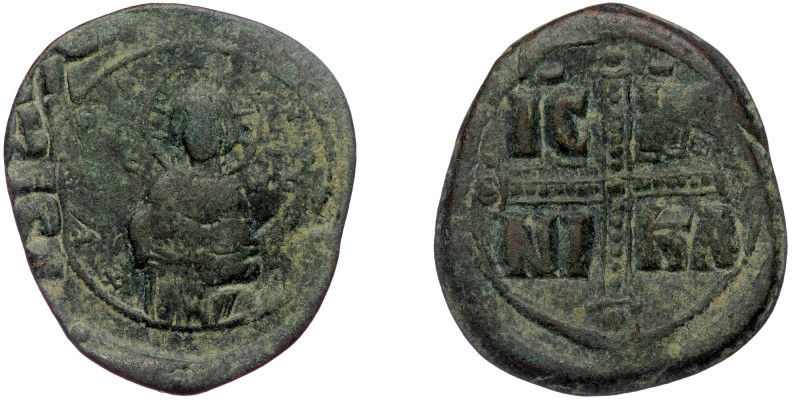 (Bronze, 10,73g, 34mm) Michael IV the Paphlagonian (1034-1041) Constantinople, A...