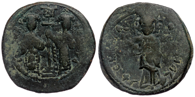 (Bronze, 11,01g, 28mm) Constantine X Ducas and Eudocia (1059-1067) Constantinopl...