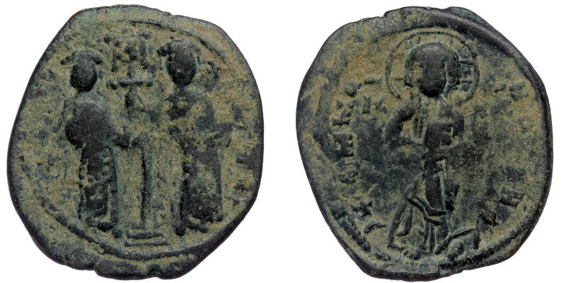 (Bronze, 8,71g, 30mm) Constantine X Ducas and Eudocia (1059-1067) Constantinople...