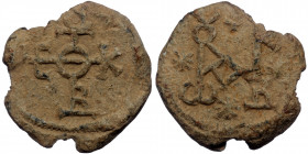 Byzantine Seal. ( Lead. 14.45 g. 25 mm)