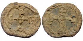 Byzantine Seal. ( Lead. 25.10 g. 26 mm)
