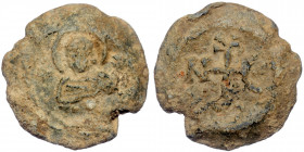 Byzantine Seal. ( Lead. 8.54 g. 22 mm)