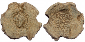Byzantine Seal. ( Lead. 8.00 g. 22 mm)