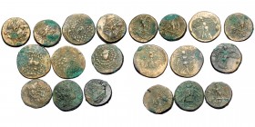 10 pieces SOLD AS SEEN ( Bronze 82.70 g)