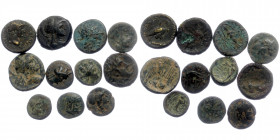11 pieces SOLD AS SEEN ( Bronze. 59,0 g)