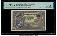 Angola Republica Portuguesa 2 1/2 Angolares 28.3.1942 Pick 69 PMG About Uncirculated 55. 

HID09801242017

© 2020 Heritage Auctions | All Rights Reser...