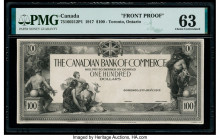 Canada Toronto, ON- Canadian Bank of Commerce $100 2.1.1917 Ch.# 75-16-02-12P Front Proof PMG Choice Uncirculated 63. 

HID09801242017

© 2020 Heritag...