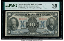 Canada Toronto, ON- Imperial Bank of Canada $10 1.11.1923 Ch.# 375-18-08 PMG Very Fine 25. 

HID09801242017

© 2020 Heritage Auctions | All Rights Res...