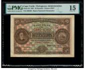 Cape Verde Banco Nacional Ultramarino 10 Escudos 1.1.1921 Pick 35 PMG Choice Fine 15. This example has been repaired.

HID09801242017

© 2020 Heritage...