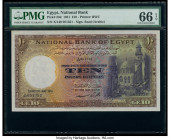 Egypt National Bank of Egypt 10 Pounds 21.5.1951 Pick 23d PMG Gem Uncirculated 66 EPQ. 

HID09801242017

© 2020 Heritage Auctions | All Rights Reserve...