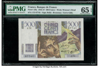 France Banque de France 500 Francs 28.3.1946 Pick 129a PMG Gem Uncirculated 65 EPQ. 

HID09801242017

© 2020 Heritage Auctions | All Rights Reserved