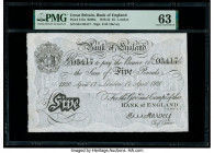 Great Britain Bank of England 5 Pounds 17.4.1920 Pick 312a PMG Choice Uncirculated 63. 

HID09801242017

© 2020 Heritage Auctions | All Rights Reserve...