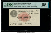 India Government of India 1 Rupee 1917 Pick 1g Jhun3.1.1A-B PMG Choice About Unc 58. Spindle hole at issue. 

HID09801242017

© 2020 Heritage Auctions...